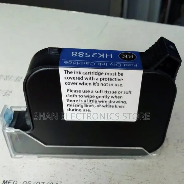 Quick Dry Ink Cartridge for Handheld Inkjet Printer -Black)
