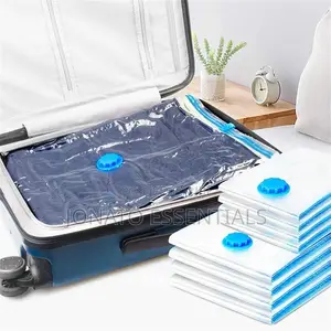 5pcs Vacuum Clothes Storage Bags With Pump Set