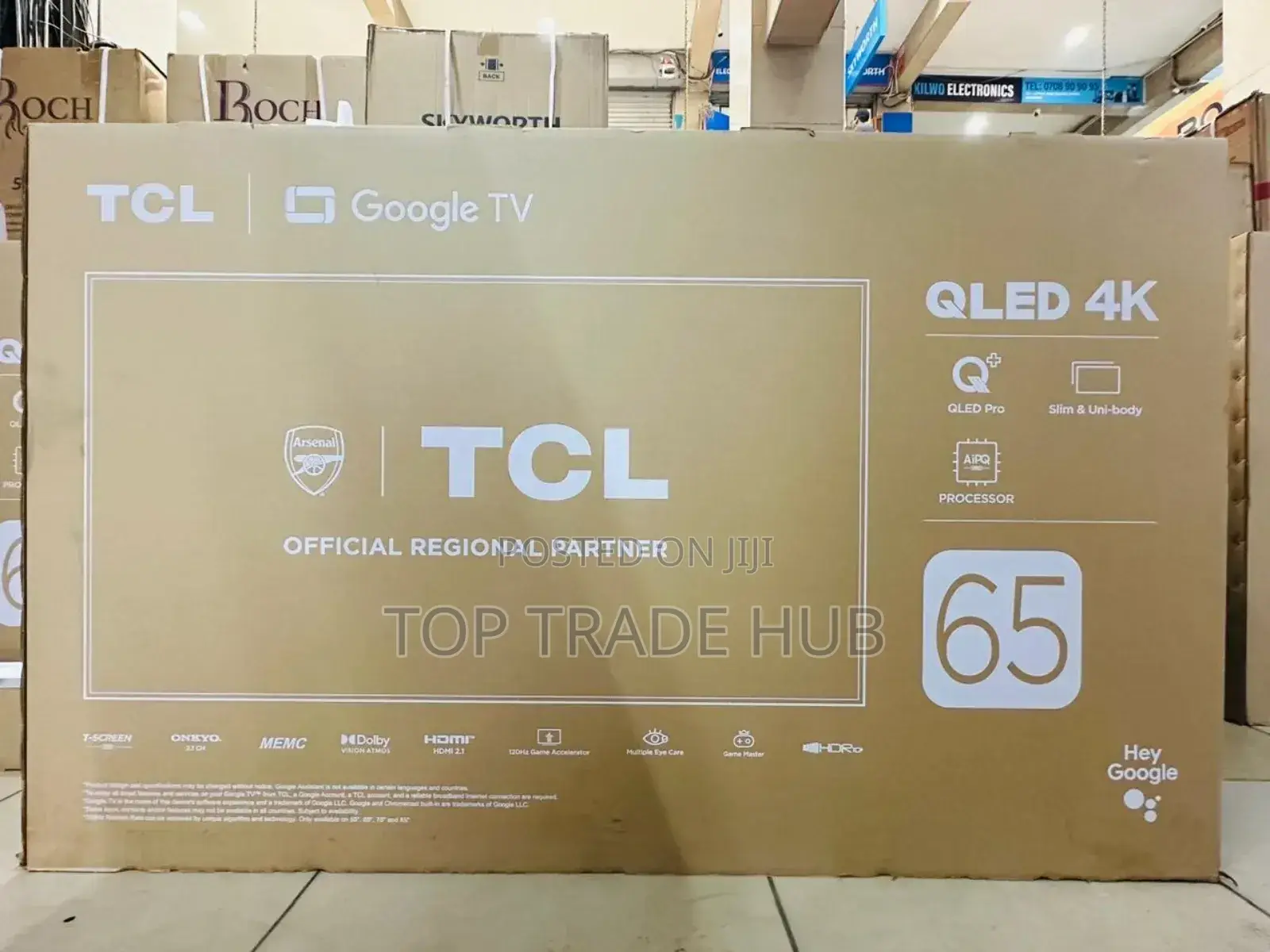 TCL 65 Inch P635 Android Qled TV
