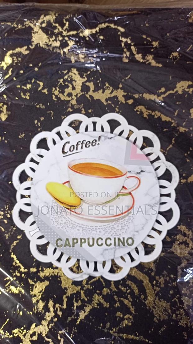 2 Piece Coffee Tea Themed Drink Coasters - thumbnail 2