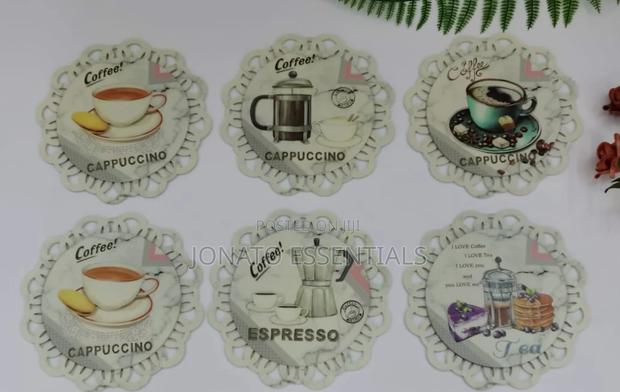 2 Piece Coffee Tea Themed Drink Coasters - thumbnail 8