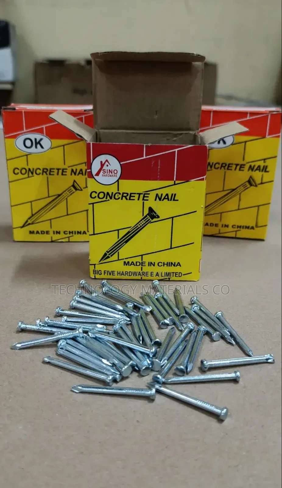 Concrete Steel Nails (1.5 Inches)