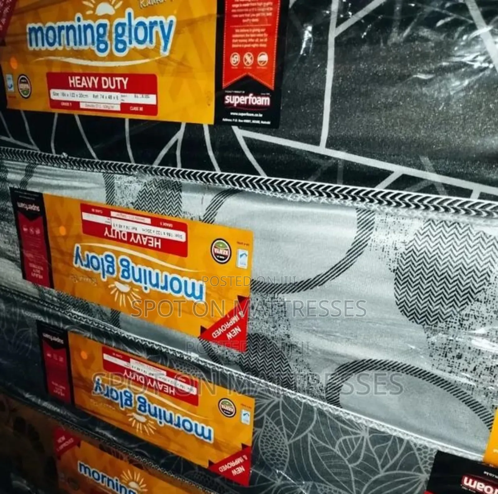 4by6 8inch Heavy Duty Mattresses + Free Delivery.