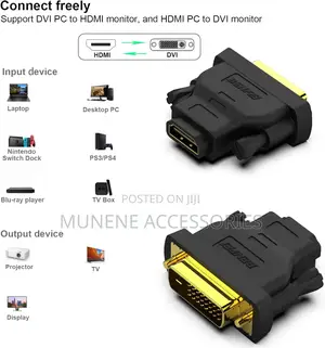 DVI to HDMI, Bidirectional DVI DVI-D to HDMI Male to Female