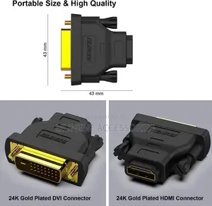 DVI to HDMI, Bidirectional DVI DVI-D to HDMI Male to Female