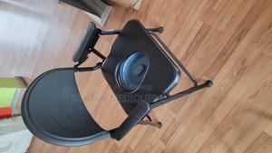 Extra Wide Toilet Commode Chair Black - thumbnail 2