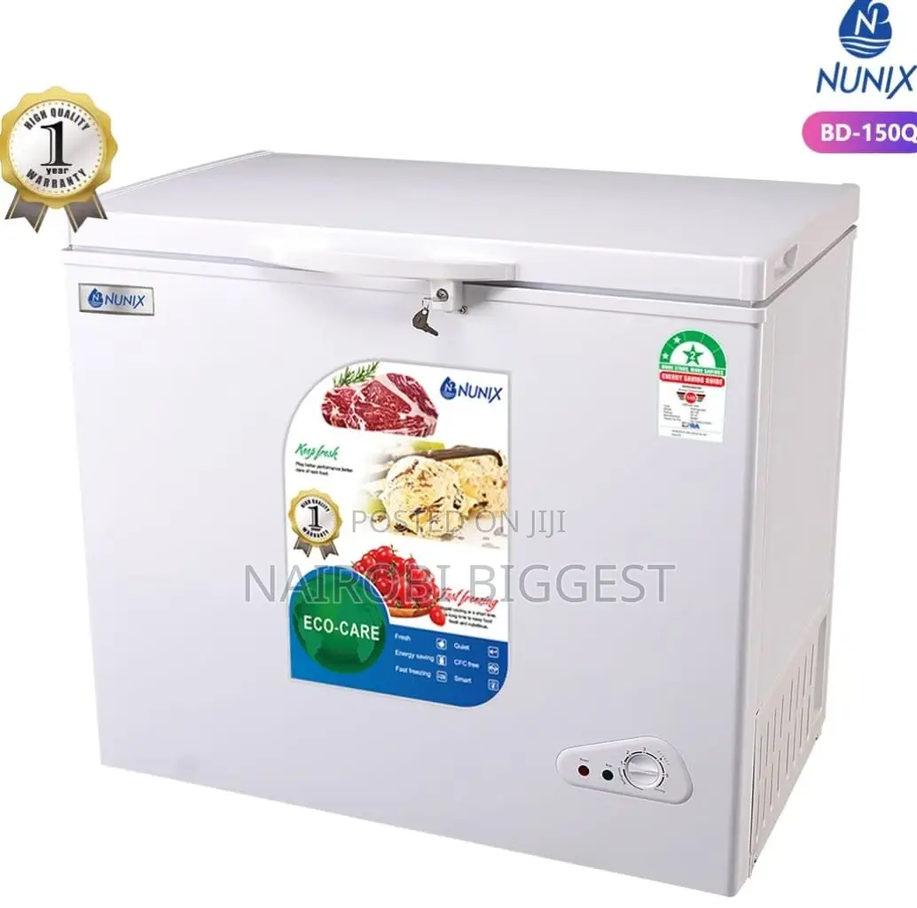 Nunix 150litres Chest Freezer- Energy Saving