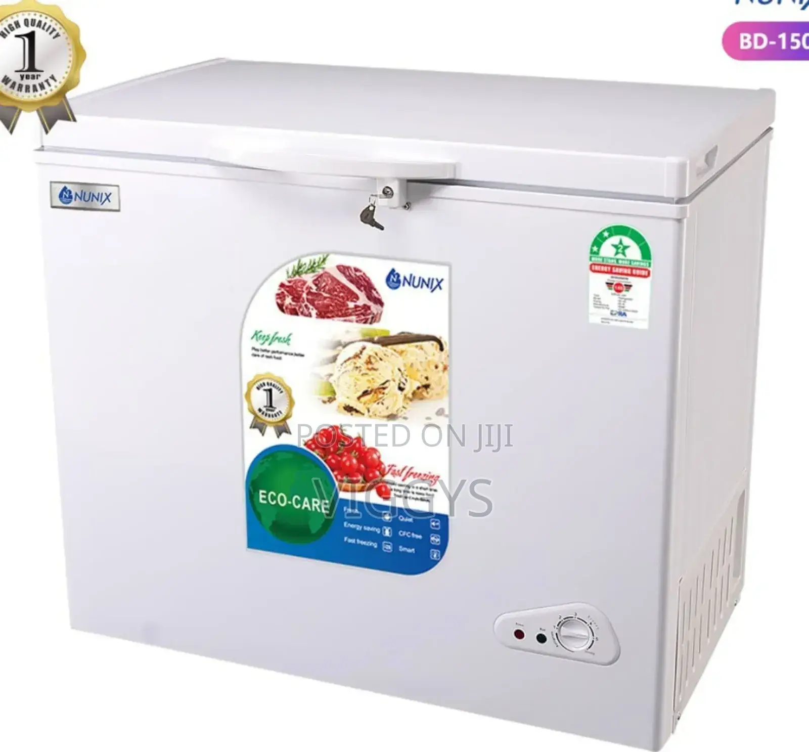 Classic Nunix 150litres Chest Freezer BD/150QNUNIXL