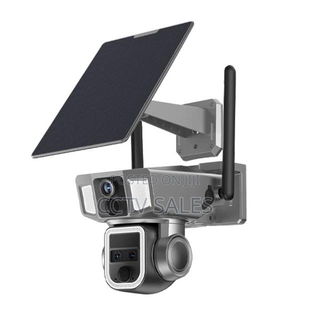 Triple Lens 6MP Wireless Solar Camera