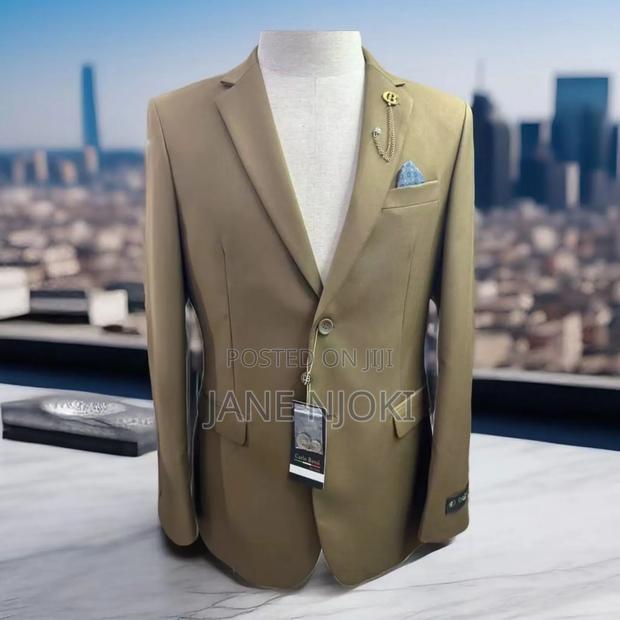 Men Suit Beage - thumbnail 2