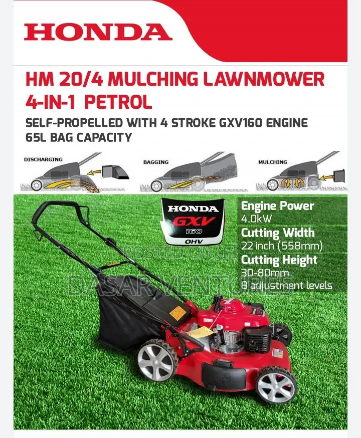 Honda Lawn Mowers 5.5hp