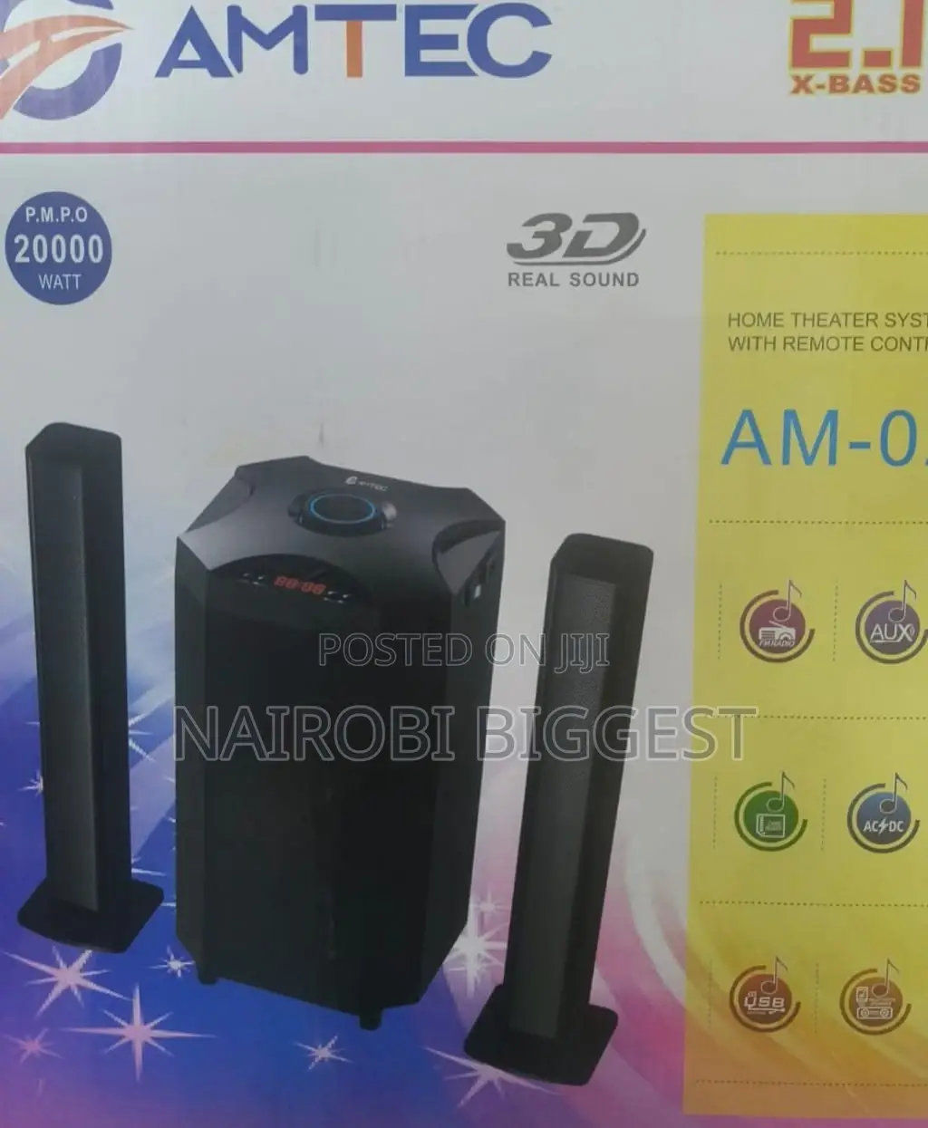 Affordable Amtec AM-02 2.1CH Multimedia Speaker