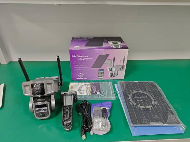 8MP Solar Camera With With Autofocus and 10xzoom