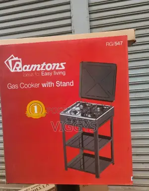 Ramtons 4 Burner Standing Cooker With Shelf R/B4g