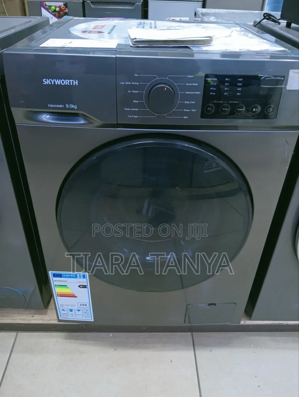 Skyworth 9kg Automatic Washer Dryer Machine