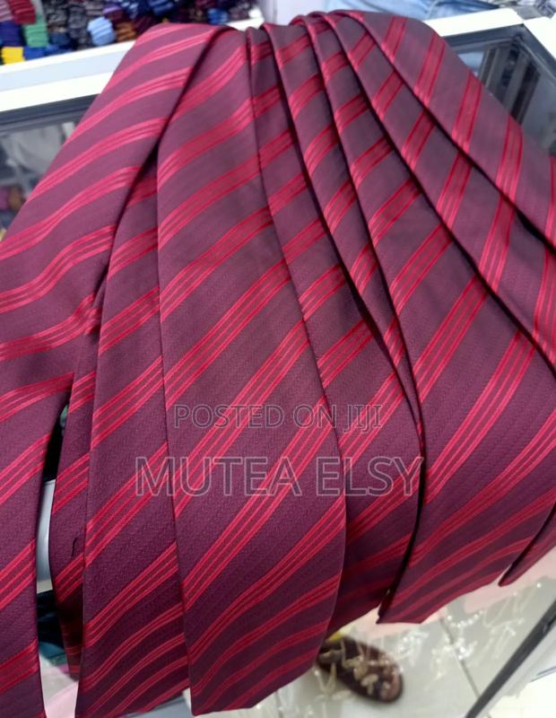 Redwine Stripped Vintage Executive Single Ties - thumbnail 2