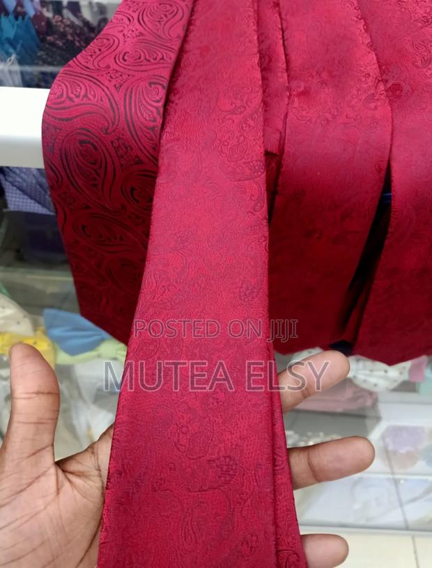 Redwine Stripped Vintage Executive Single Ties - thumbnail 3