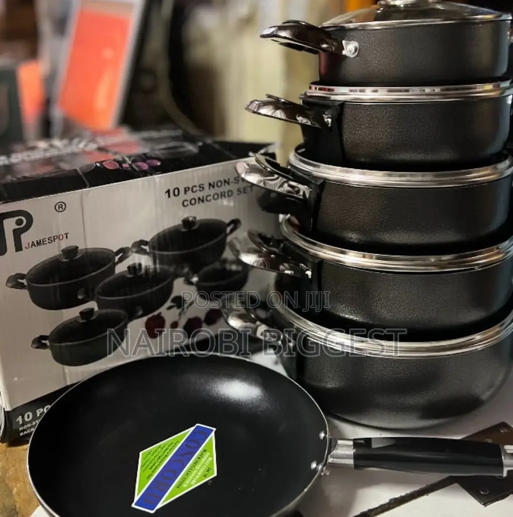 Cool Jp10 Pieces Nonstick Cookware Set