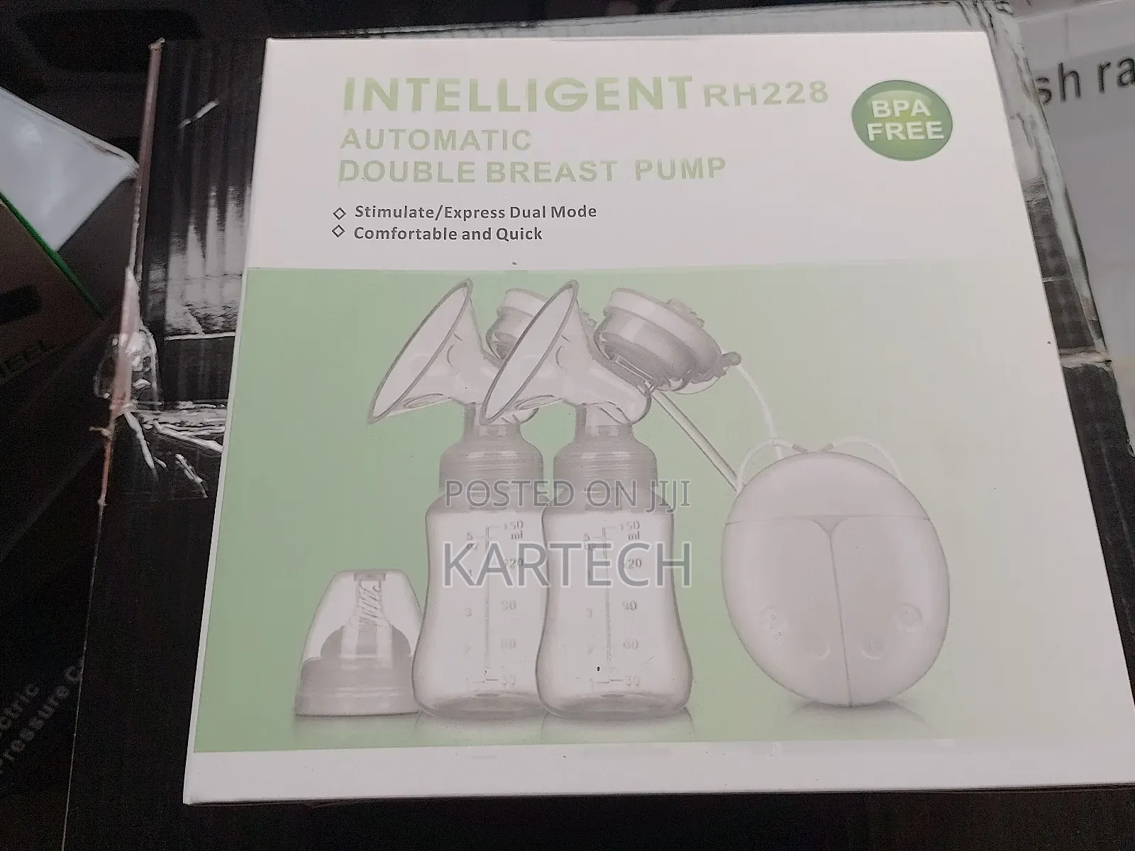 Intelligent Automatic Double Breast Pump - Bpa Free