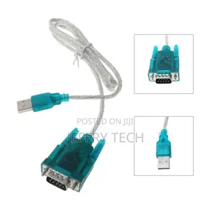 Usb 2.0 to Serial Rs-232 Db9 9 Pin Converter Adapter Cable