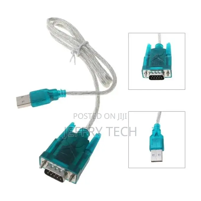 Usb 2.0 to Serial Rs-232 Db9 9 Pin Converter Adapter Cable