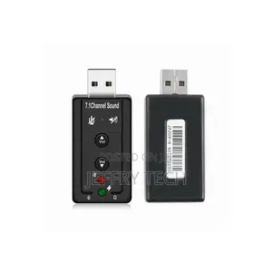 External Audio Sound Card Usb to to Jack 3.5mm Virtual 3D 7.