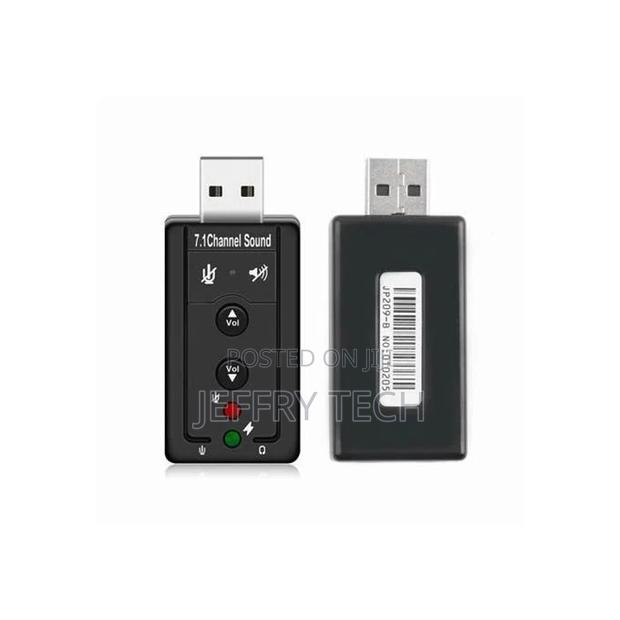 External Audio Sound Card Usb to to Jack 3.5mm Virtual 3D 7.