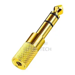 6.5mm Male to 3.5mm Female AUX Audio Converter Adapter
