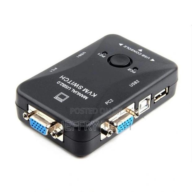 Switch KVM Switch USB 2.0 2 Ports for Sharing Keyboard Mouse