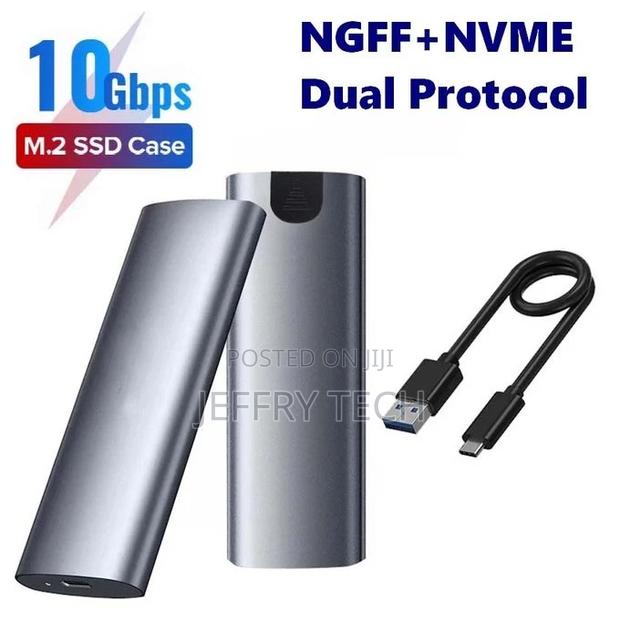 Enclosure for M.2 SSD Disk Dual Protocol NGFF SATA Nvme PC