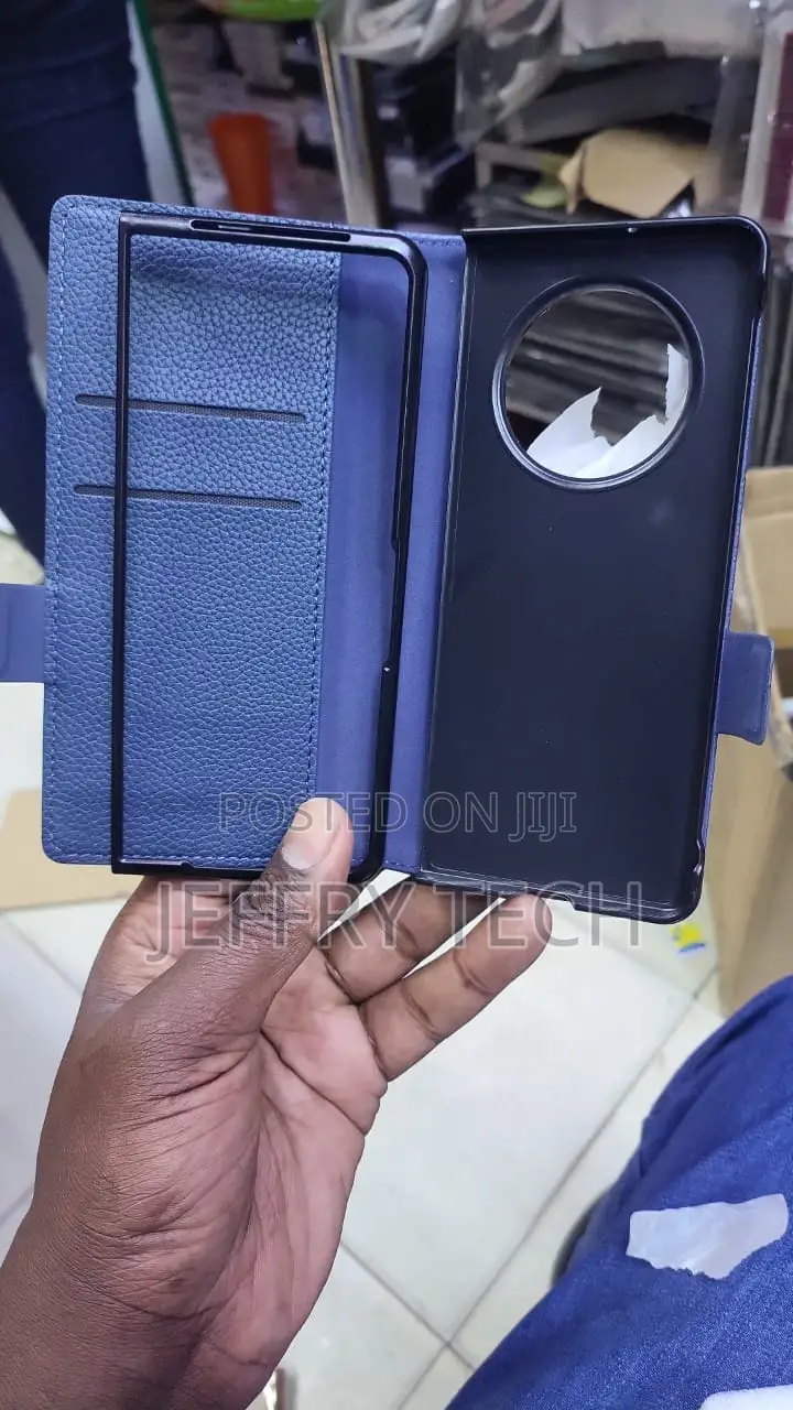 Leather Matte Front+Back Back Cover for Tecno Phantom v Fold