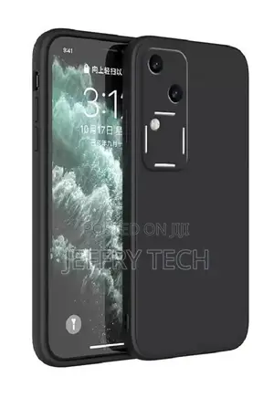 Vivo V30 Back Cover | Soft Silicone Slim Back Case Cover For
