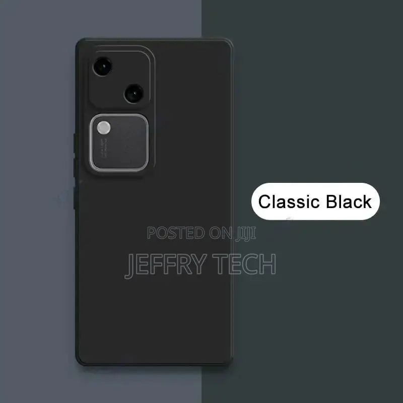 Vivo V30 Back Cover | Soft Silicone Slim Back Case Cover For