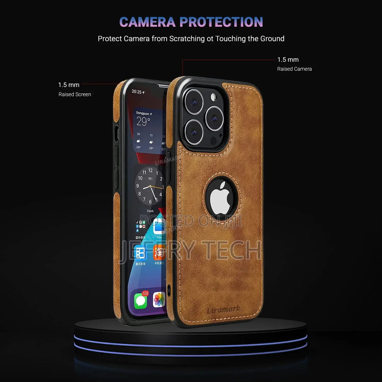 Apple iPhone 13 Pro Max (6.7 Inch) (Brown) Leather Flexible