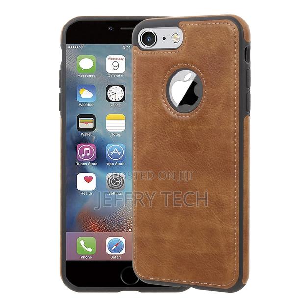 Leather Flexible Back Brown Case for iPhone 6 / iPhone 6s - thumbnail 3