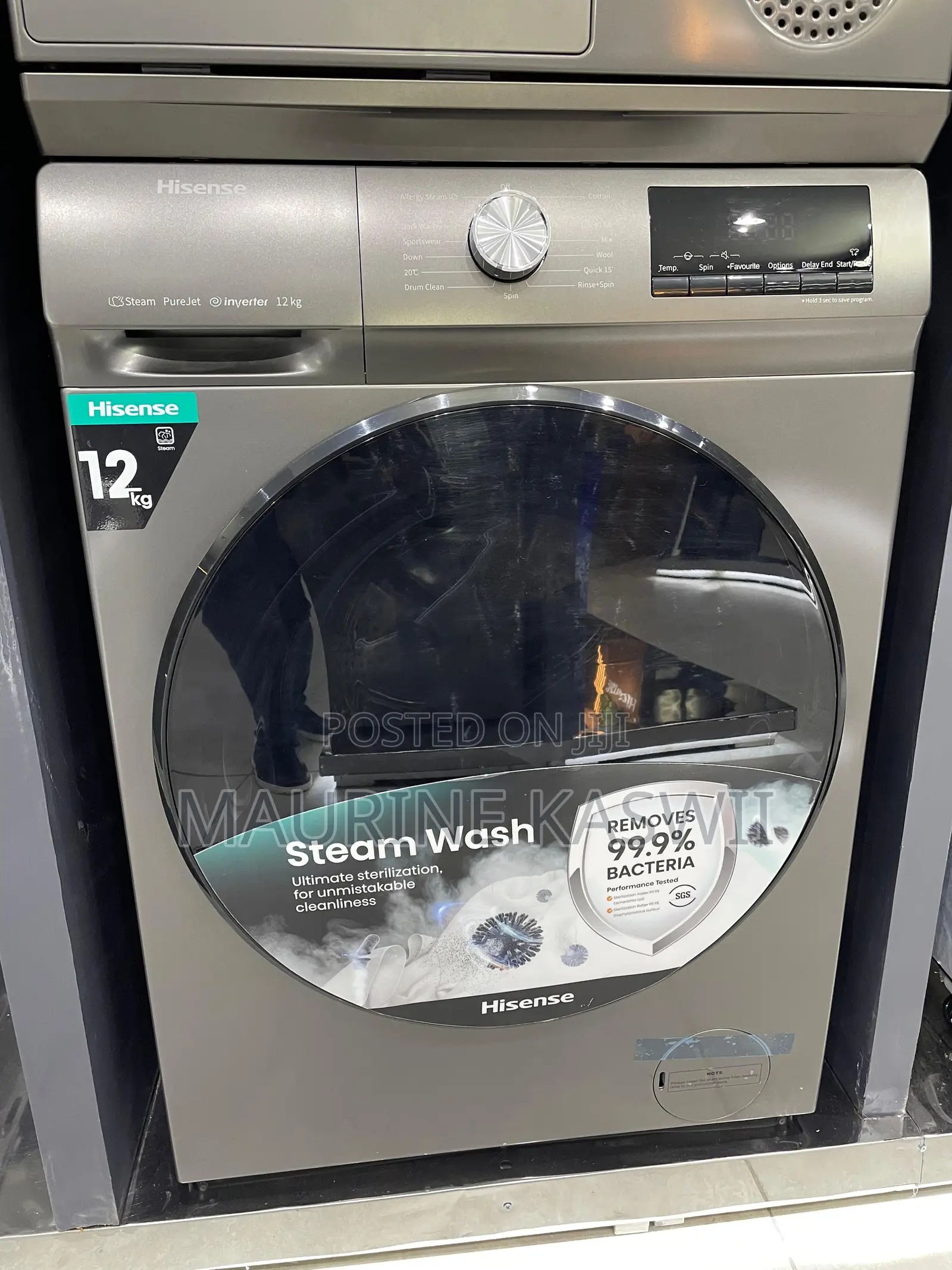 Hisense 12 Kg Washer Washing Machine Front Load