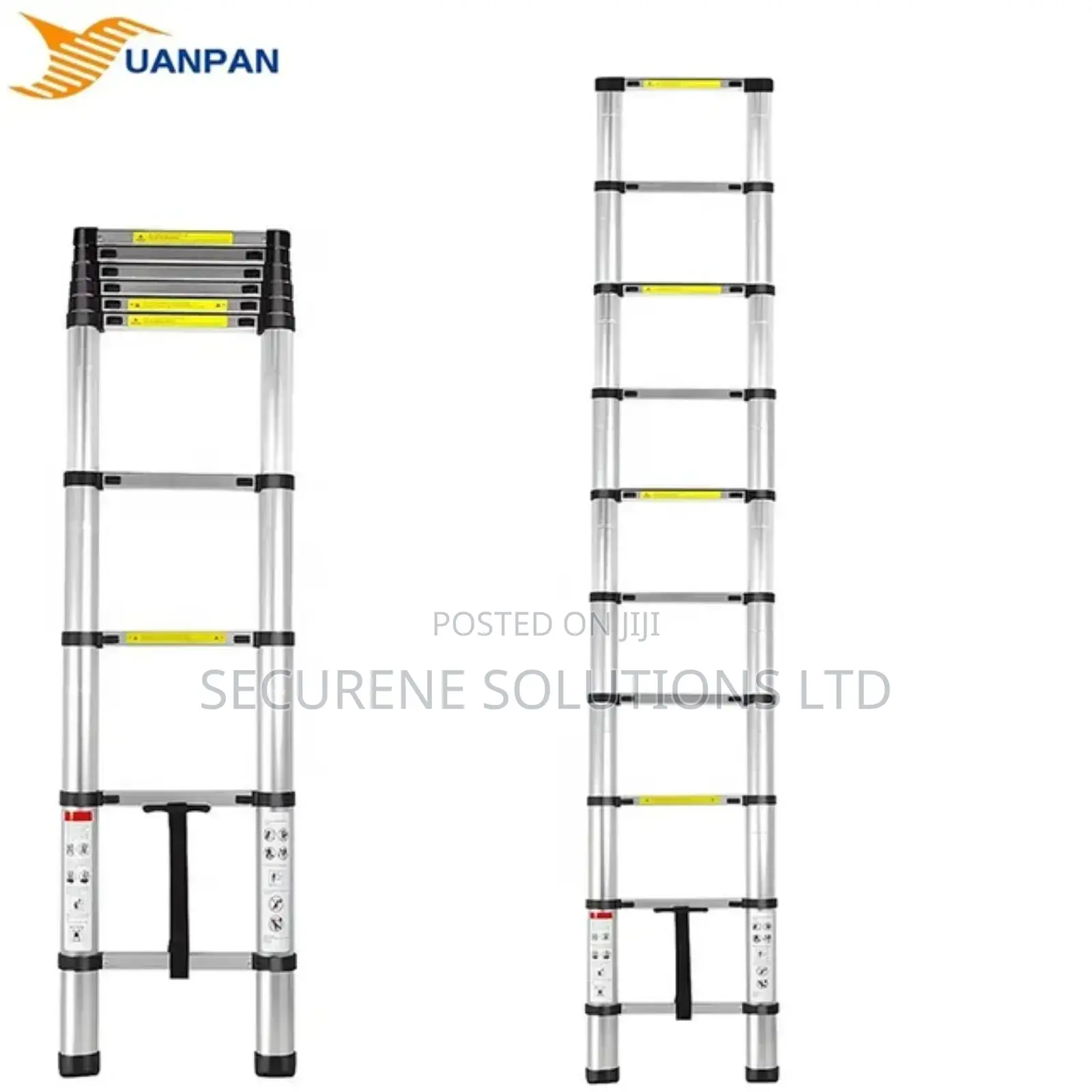 2.7m Aluminium Single Telescopic Ladder