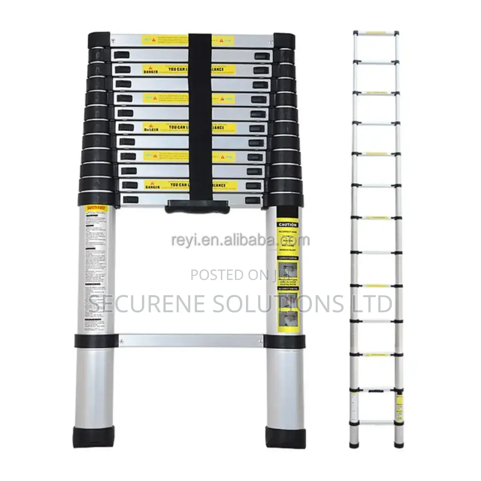 Ladder Offer 3.8m Aluminium Straight Telescopic Collapsible