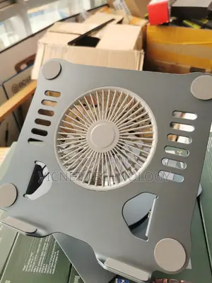 RGB Lights, 3 Speeds Rotating Base Laptop Stand