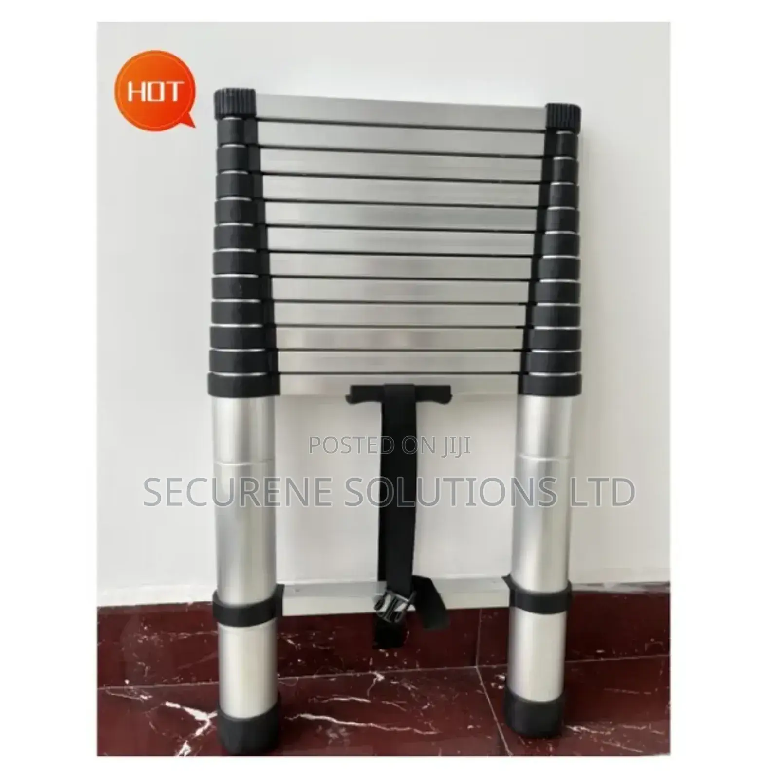 4.4m Aluminium Single Telescopic Ladder