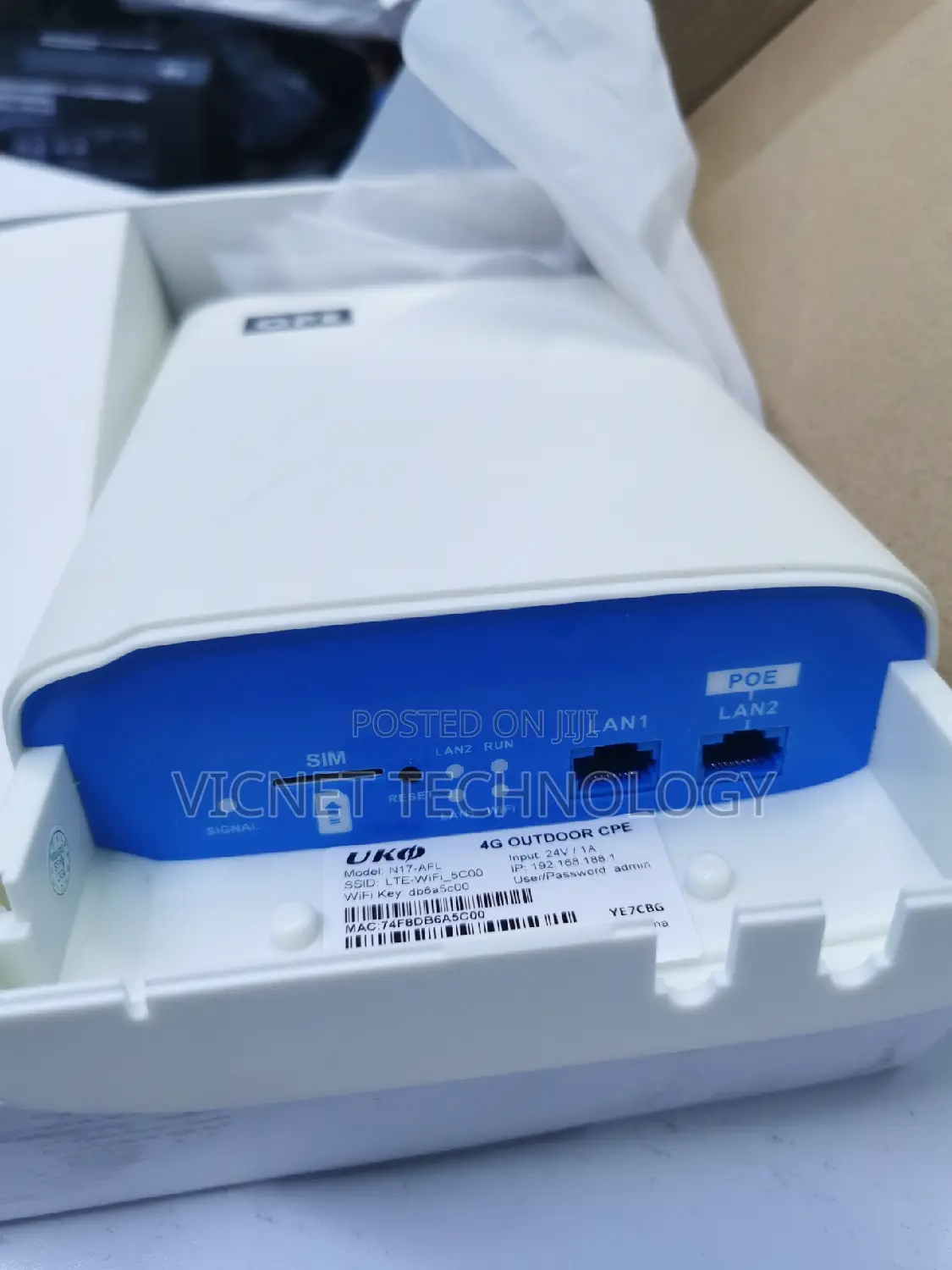 Outdoor Router Universal Simcard 4G Cpe