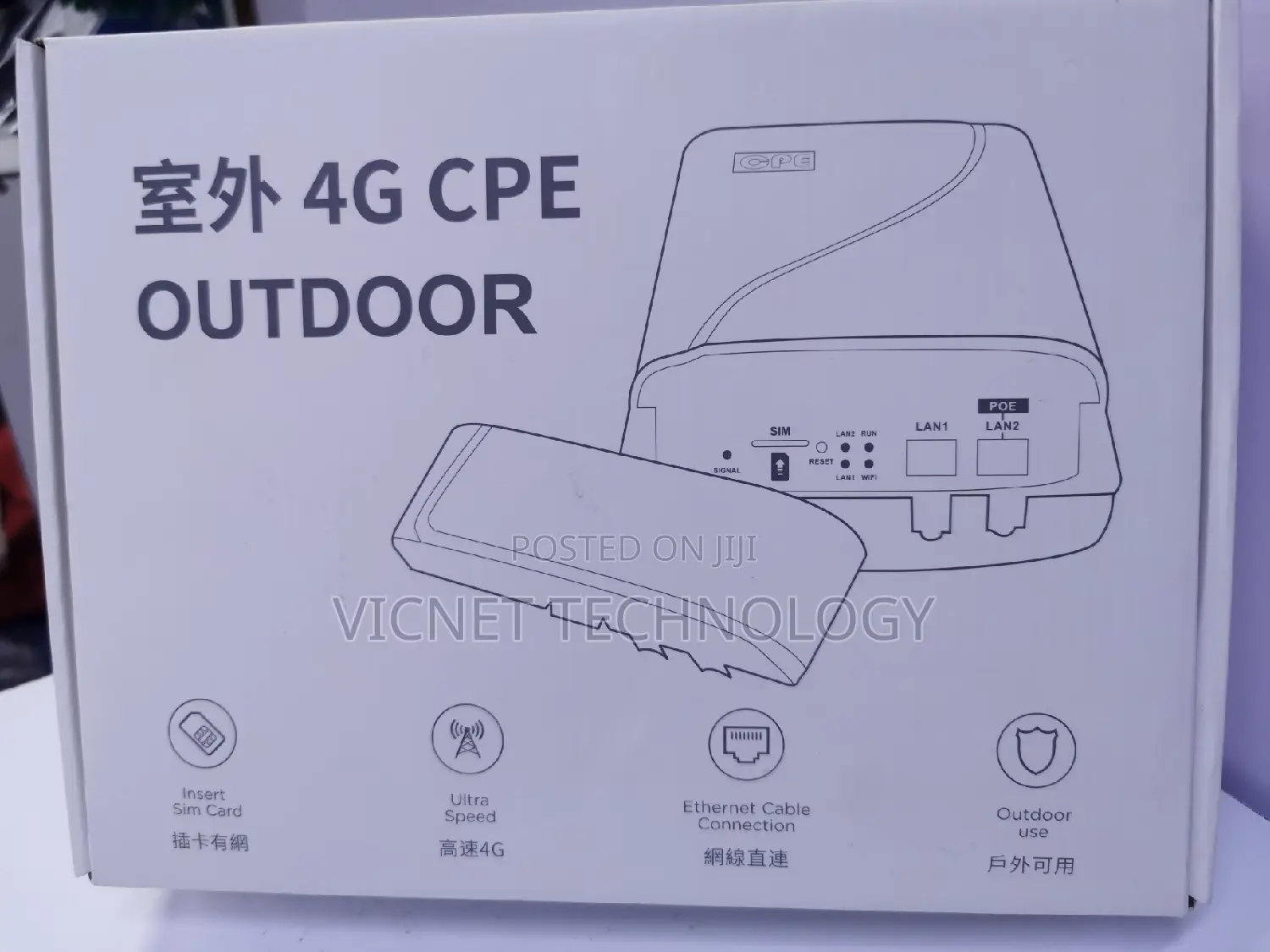 Outdoor Router Universal Simcard 4G Cpe