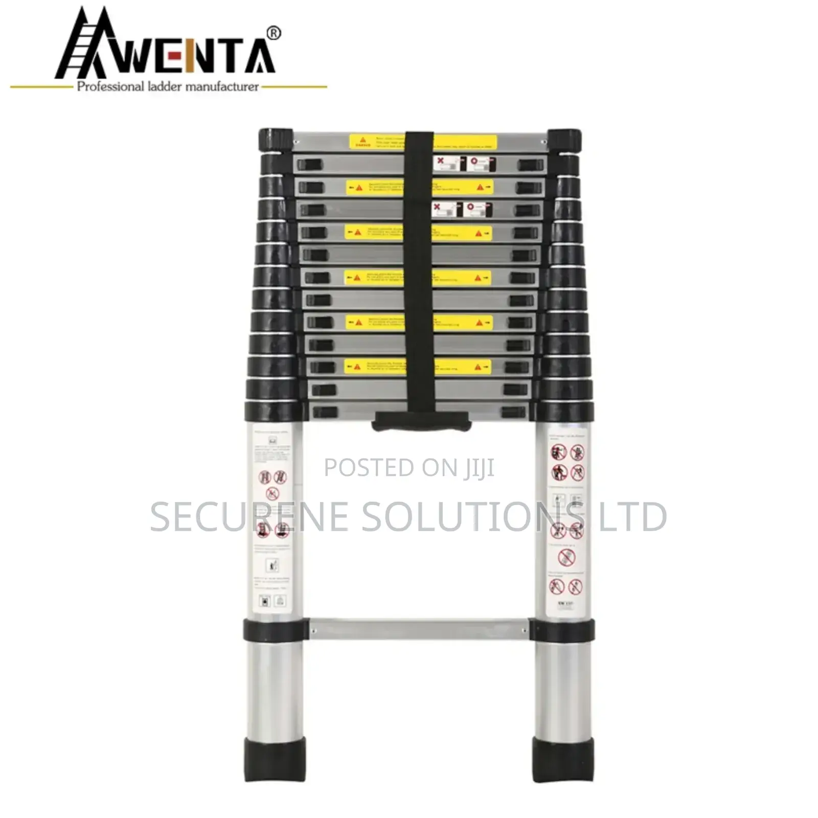 5.8m Aluminium Single Telescopic Ladder