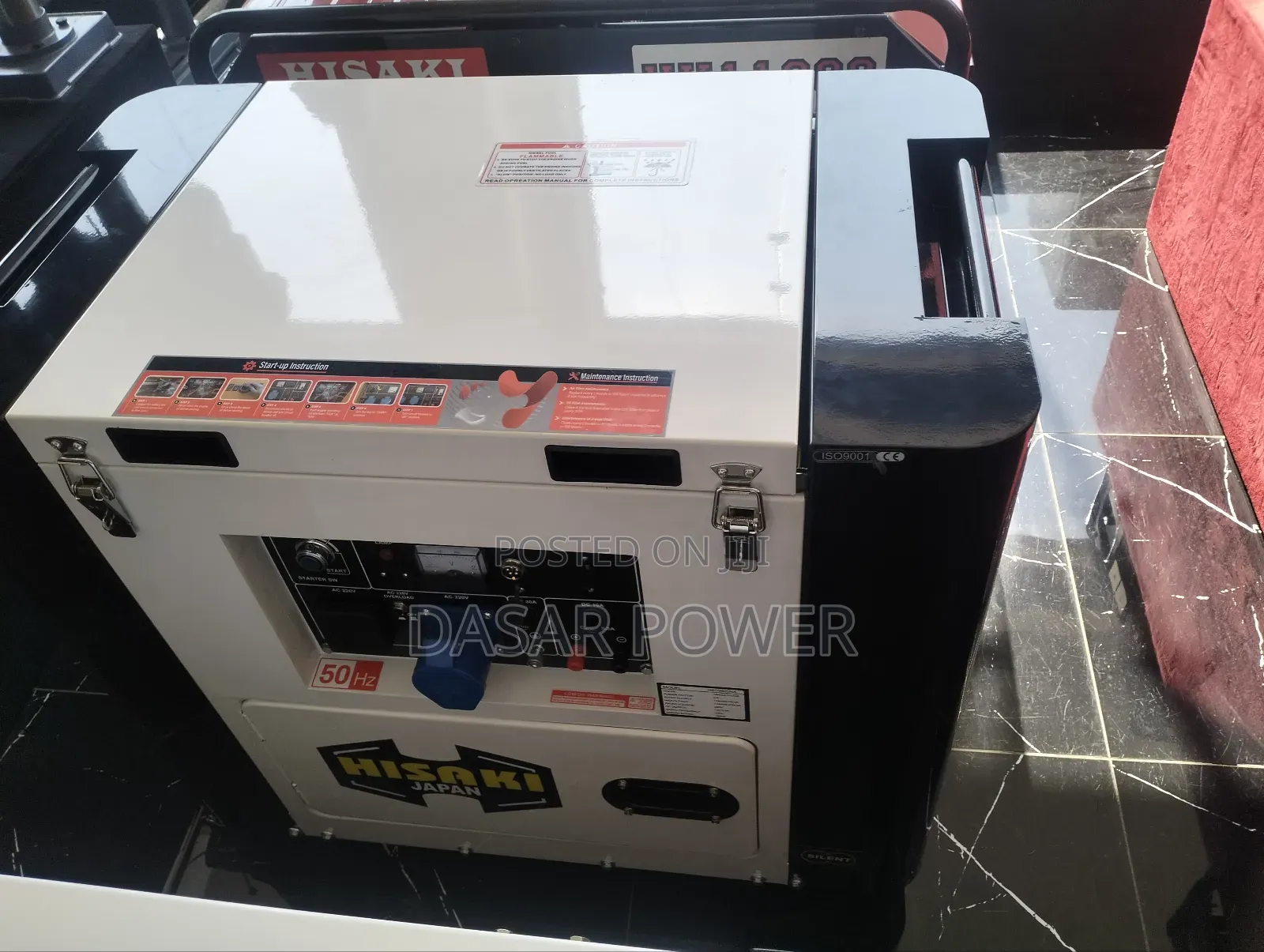 Hisaki 7kva Generator. Hk7000sna