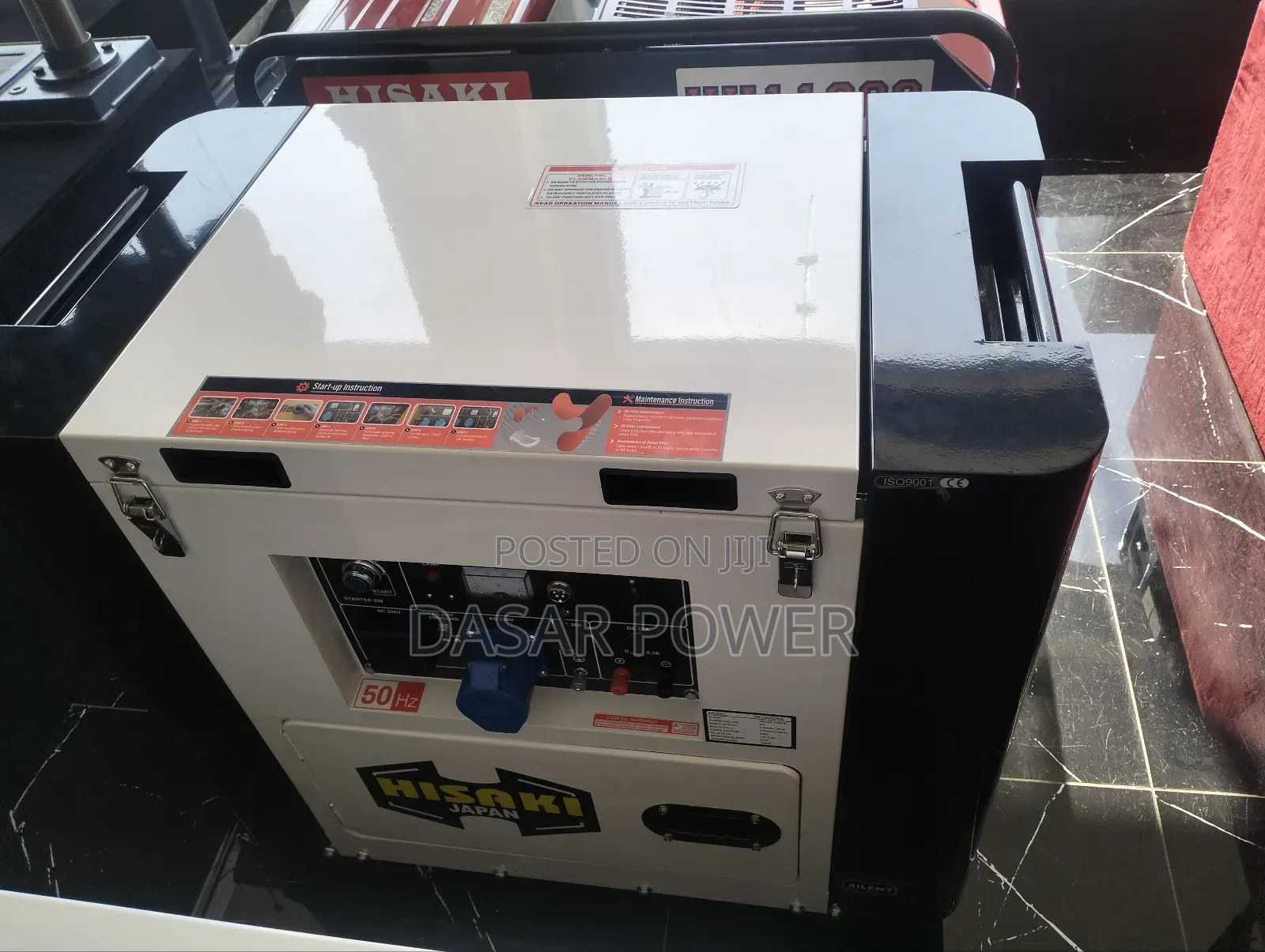 Hisaki 7kva Generator. Hk7000sna