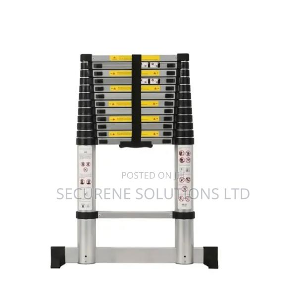 3.8m Aluminium Single Telescopic Ladders - thumbnail 2