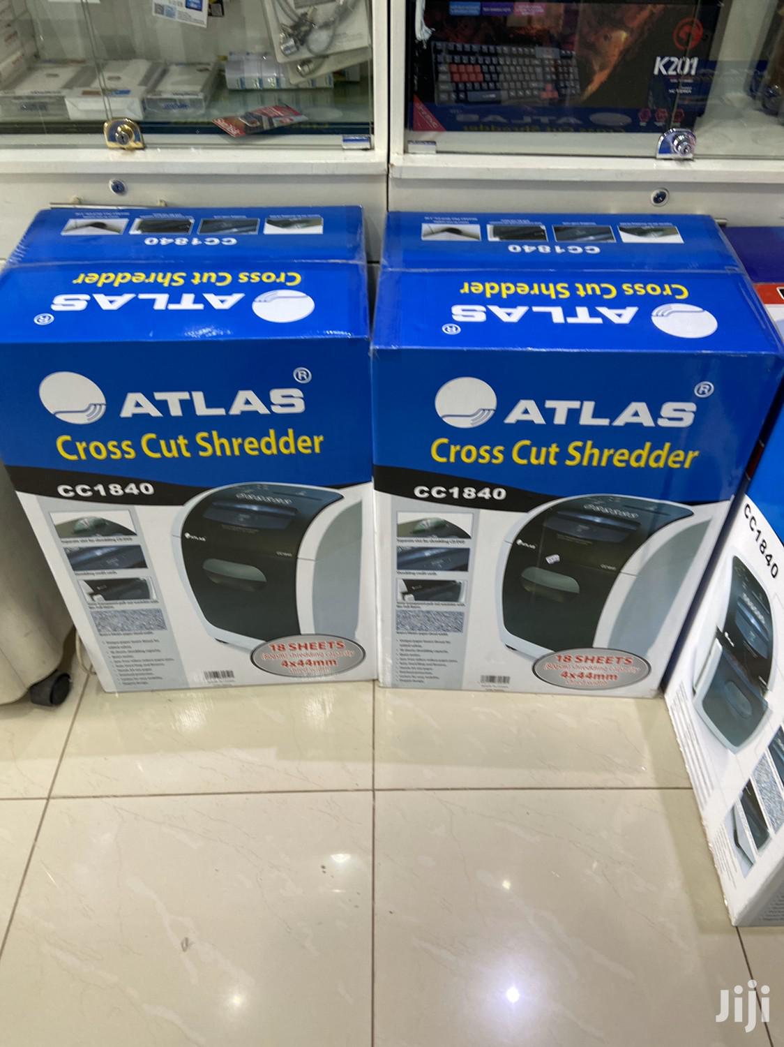 Atlas Cc1840 18 Sheets Cross Cut Paper Shredder
