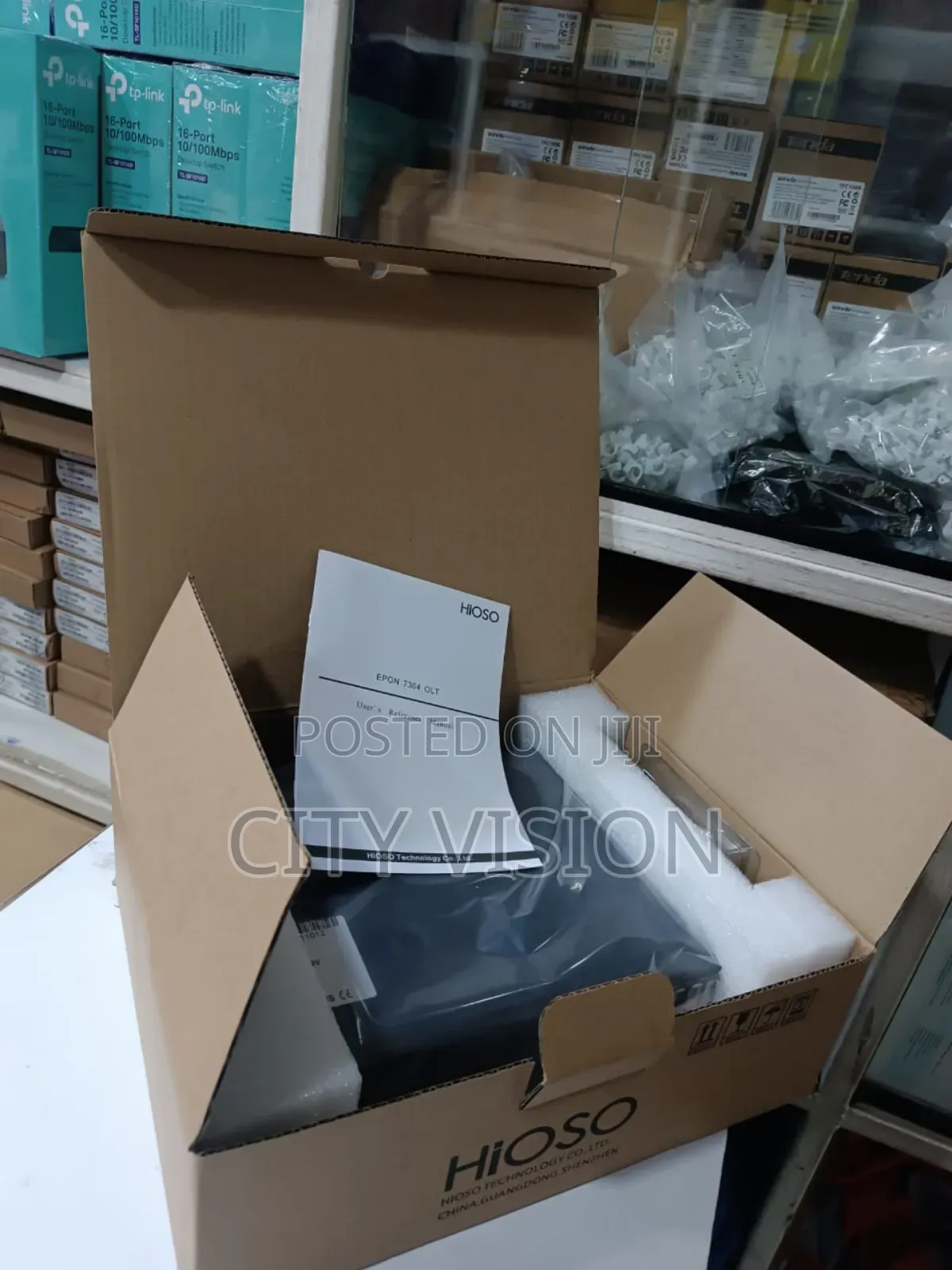 Hioso 4 Port Olt Switch//Hioso 4port Olt Switch