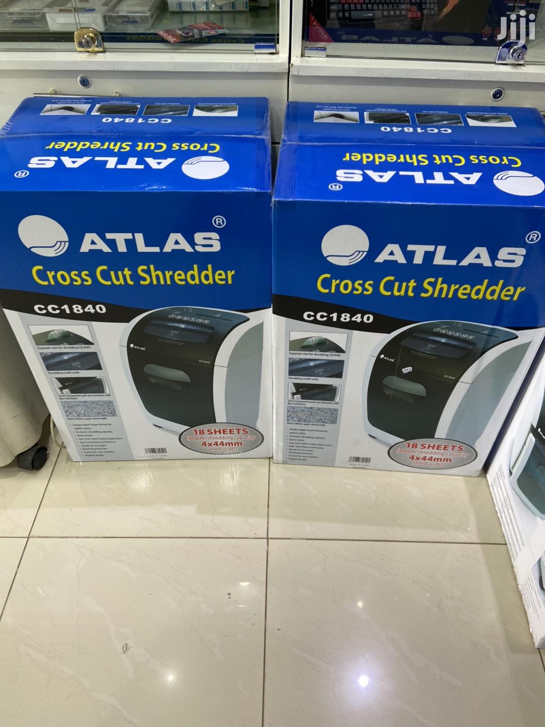 Atlas Cc1840 18 Sheets Cross Cut Paper Shredder
