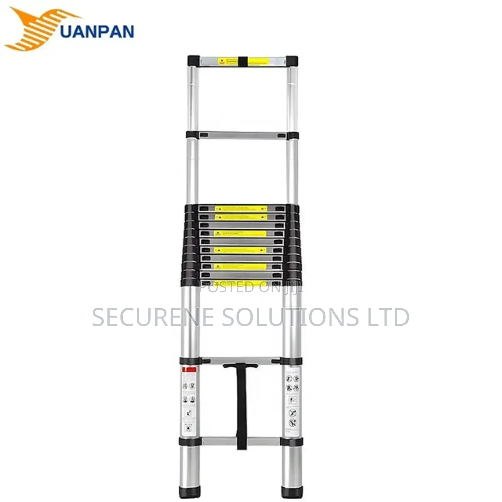 4.1m Aluminium Single Telescopic Ladder